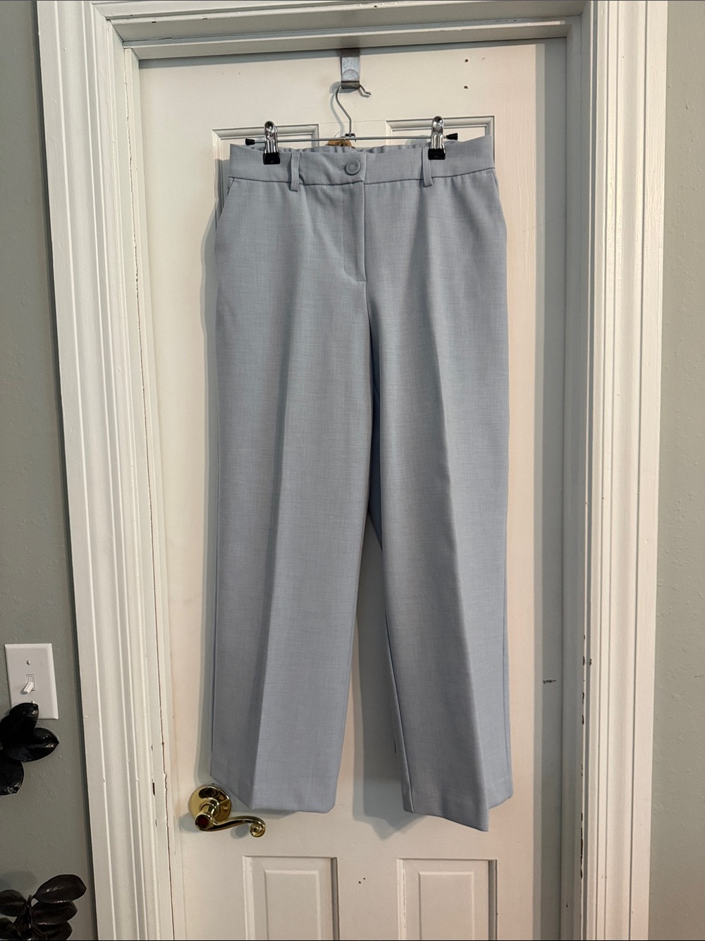 Rachel Zoe Light Blue Women's Wide-Leg Dress Pants